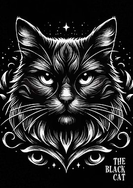 Black Cat Portrait