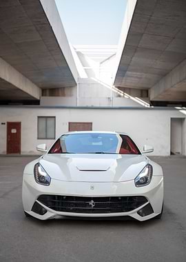 White Ferrari Underpass