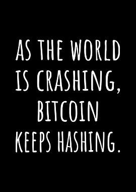 Bitcoin hashrate saying