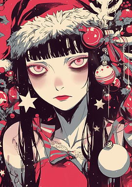 Anime Christmas Girl