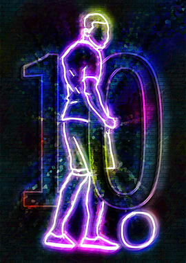 Neon football 10