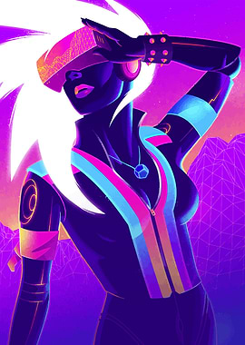 muse Cyberpunk Female Character