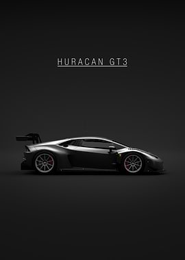 2015 Lamborghini Huracan GT3 Racecar - Black