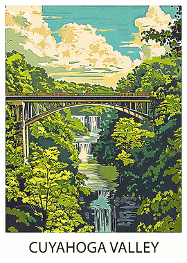 Cuyahoga Valley Waterfall