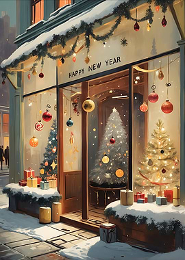 Christmas Shop Window