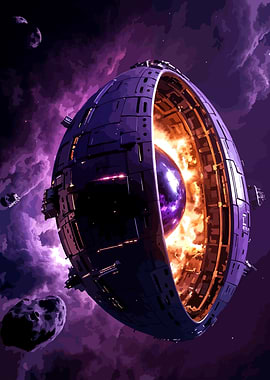 Space Station Explosion