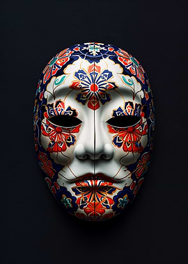 Ornate Floral Mask