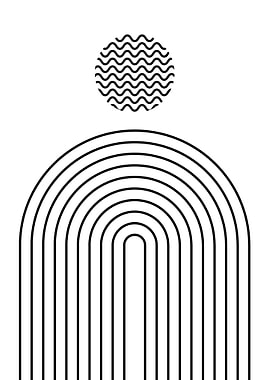 Abstract Rainbow Art