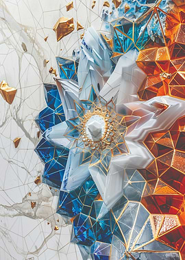 Geometric Crystal Art