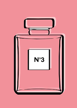 Chanel No. 3 Perfume Bottle