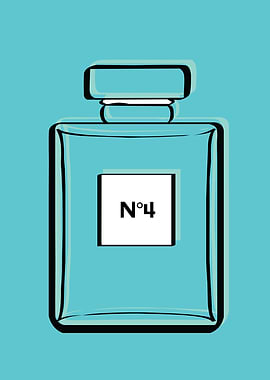 Chanel No. 4 Perfume Bottle