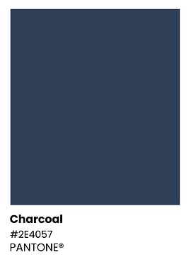 Pantone Charcoal Color