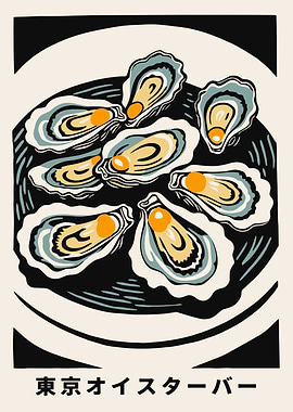 Oysters Illustration