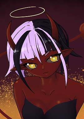 Devilish Angel Anime Girl