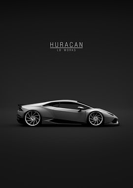 Lamborghini Huracan LB Works 2015 - Grey