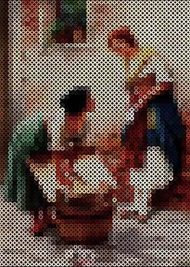 Sharing The News by Eugene de Blaas