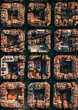 Aerial Cityscape