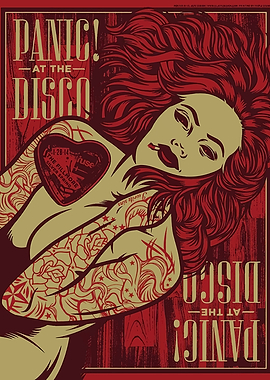 Panic! At The Disco Concert Poster