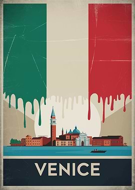 Venice Vintage Poster