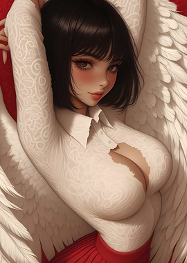 Angel with White Wings