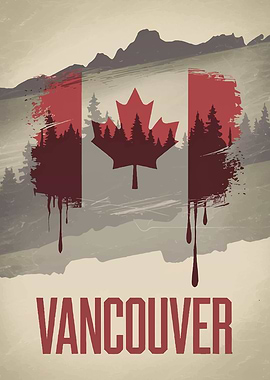 Vancouver Canada Flag
