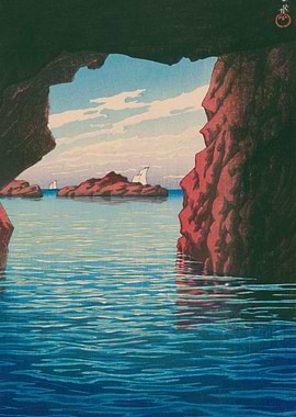 Sea View from a Cave