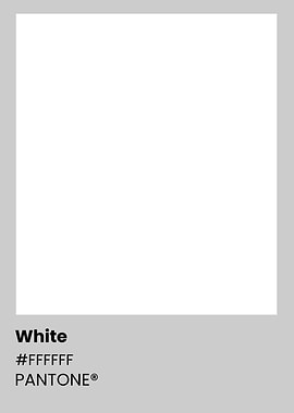 Pantone White Color Chart