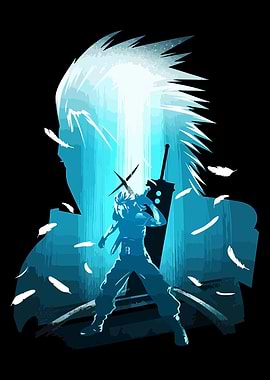 Cloud Strife Silhouette