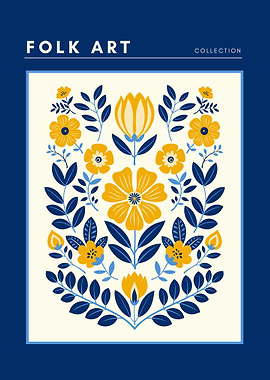 Folk Art Floral Design