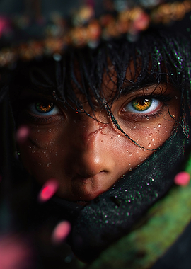 Close-up Portrait with Gol