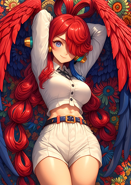 Red-Haired Angel Girl