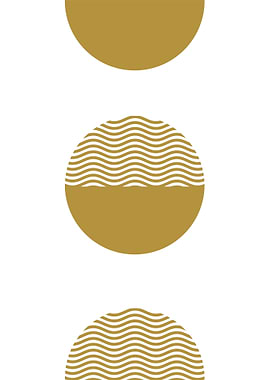 Gold Circle Pattern