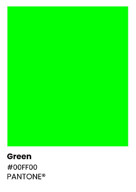 Pantone Green Color Chart