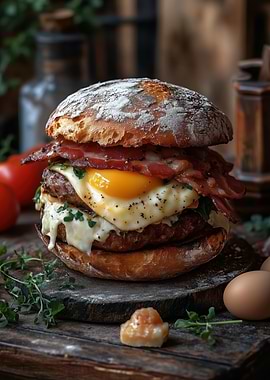 Bacon & Egg Burger