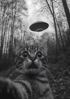 Cat Encounters UFO