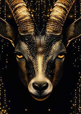 Golden Antelope Animal