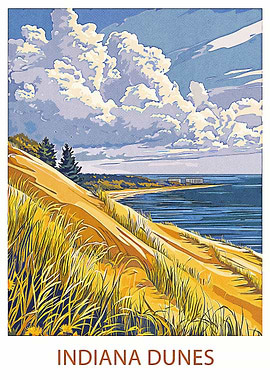 Indiana Dunes Landscape