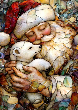 Santa and Polar Bear Stain