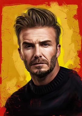 David Beckham Portrait