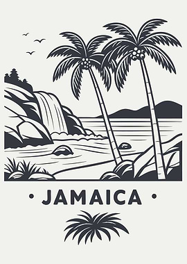 Jamaica Beach Scene