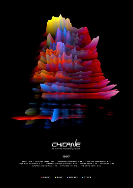 Chicane - Far From The Maddening Crowds (1997) - 3D Album style