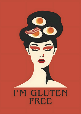 I'm Gluten Free Poster