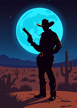 Cowboy Blue Moon