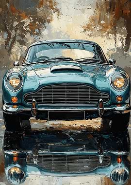 Classic Car Reflection