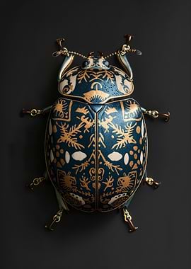 Ornate Gold Beetle