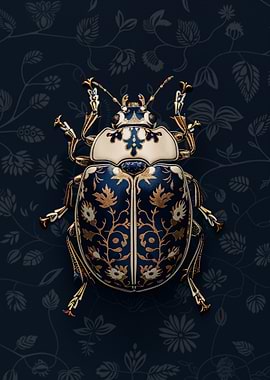 Ornate Gold Beetle