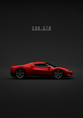 2021 Ferrari 296 GTB - Red