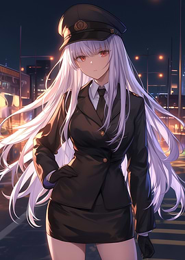 Anime Girl in Uniform