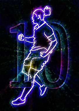 Neon Soccer 10