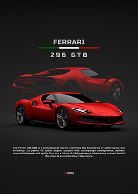 2021 Ferrari 296 GTB - Red